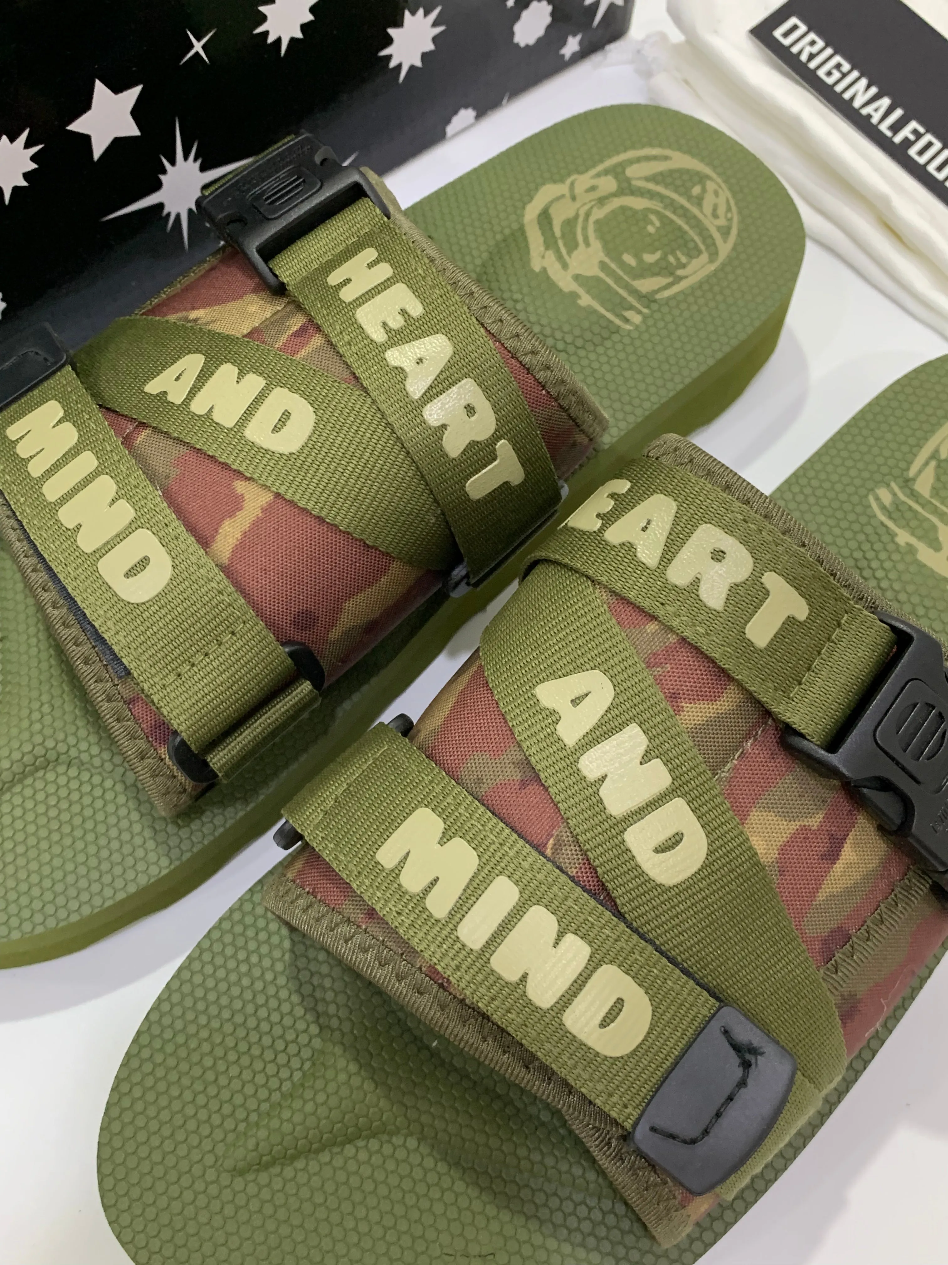 (40% Off) Billionaire Boys Club Space Walker II Slides Camo