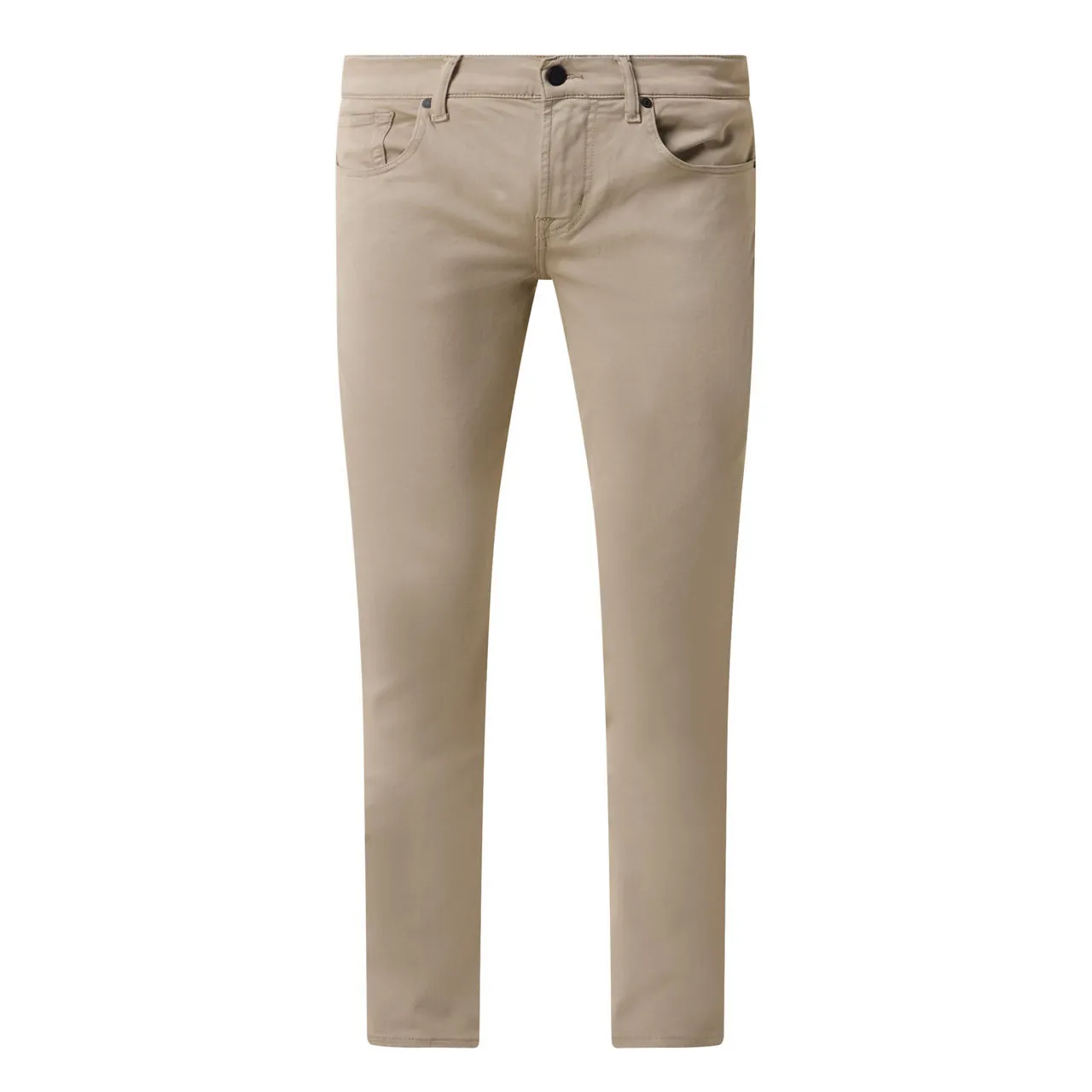 7 FOR ALL MANKIND Casual Slim Fit Tapered Trousers - Beige