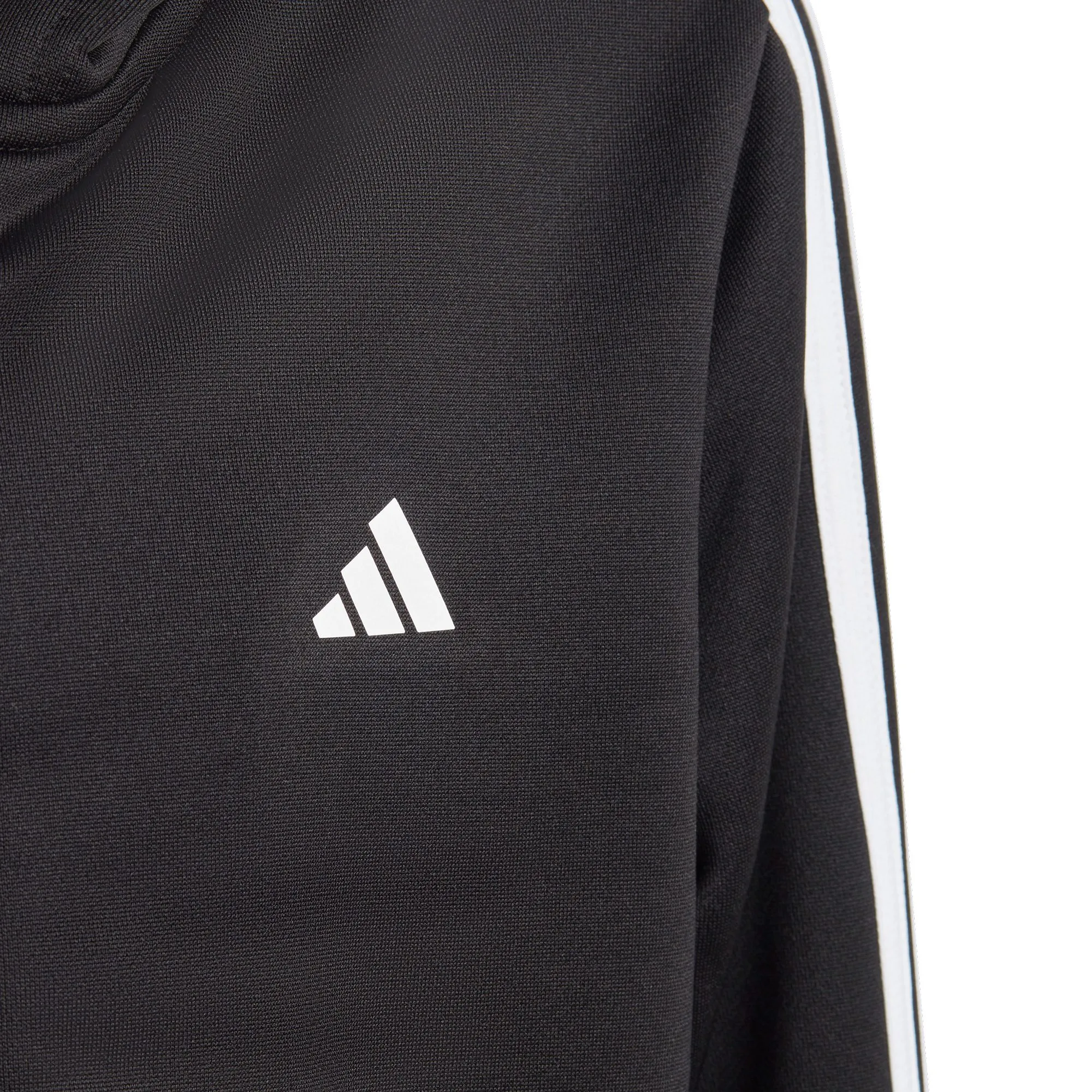 adidas - Train Essentials Aeroready 3-Stripes Hooded Jacket Boys black