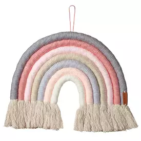 Ali+Oli Ice Cream Rainbow Macrame Wall Decor