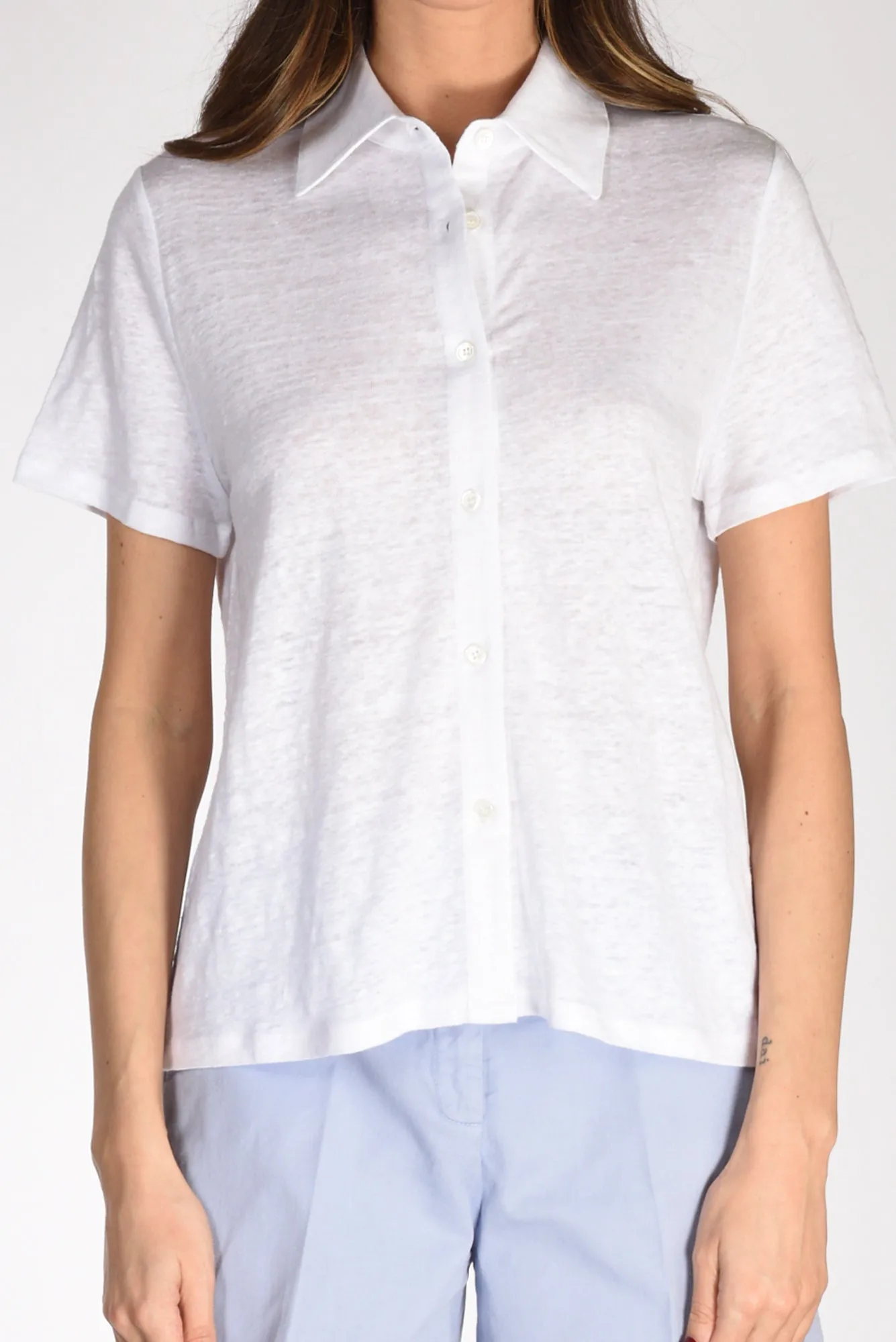 Allude Camicia Mm Bianco Donna