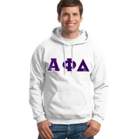 Alpha Phi Delta Hanes 10oz. Hoodie - Hanes F170 - TWILL