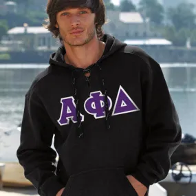 Alpha Phi Delta Hockey Lace Hoodie - J8830 - TWILL