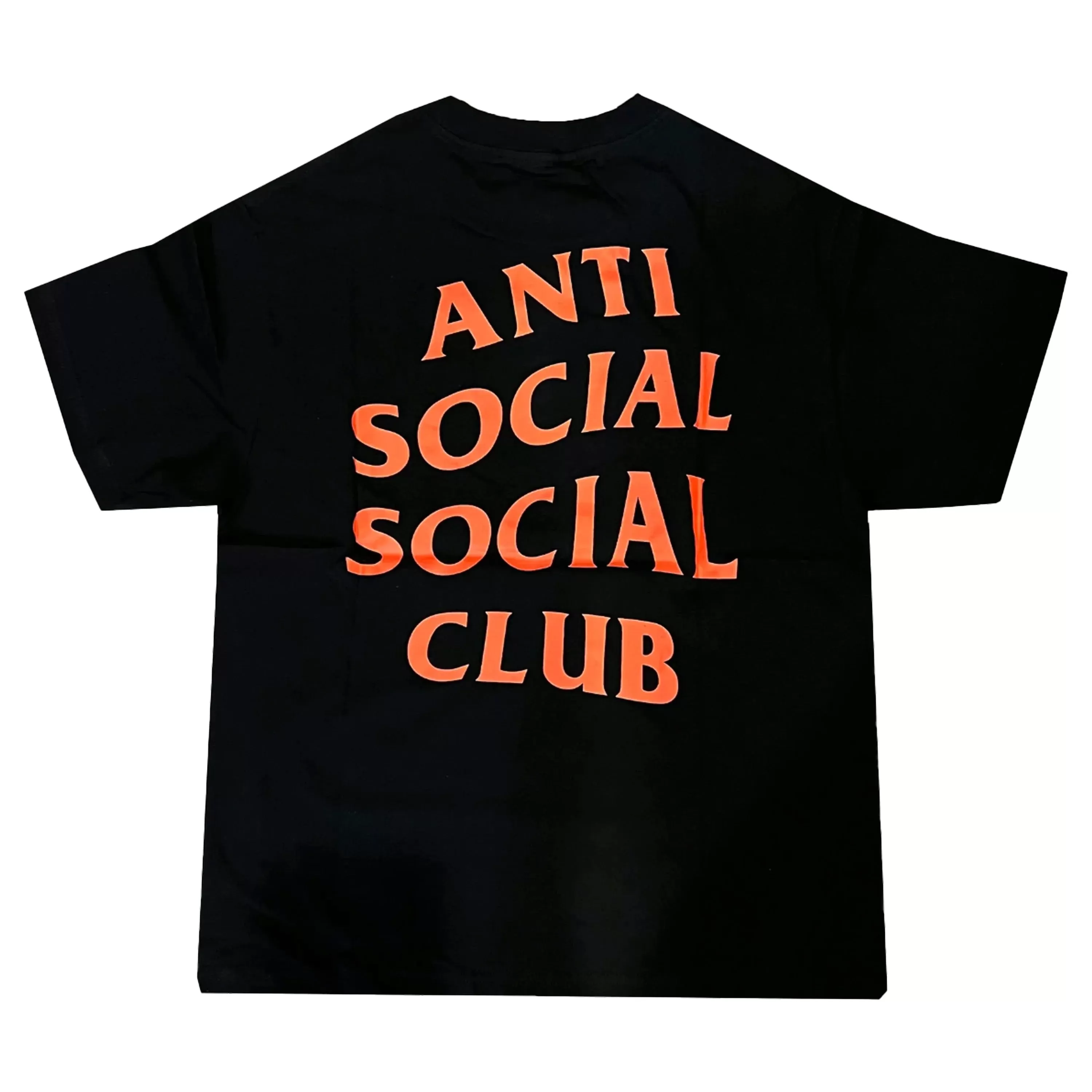 ANTI SOCIAL SOCIAL CLUB BLACK/ORANGE LOGO TEE