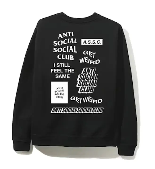 ANTI SOCIAL SOCIAL CLUB BUKAKE LONG SLEEVE BLACK