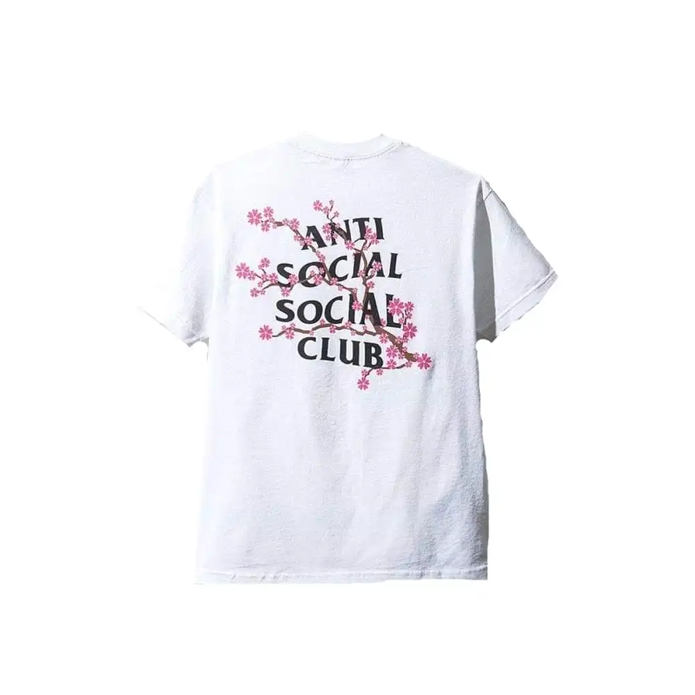 ANTI SOCIAL SOCIAL CLUB CHERRY BLOSSOM TEE WHITE DONT USE