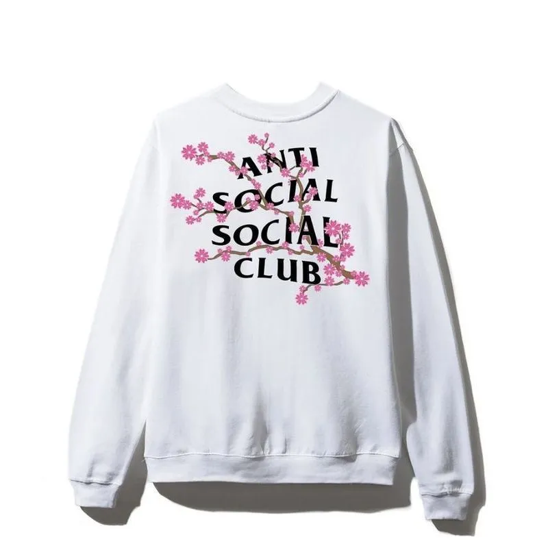 ANTI SOCIAL SOCIAL CLUB  |Crew Neck Unisex Street Style Logo Sweatshirts