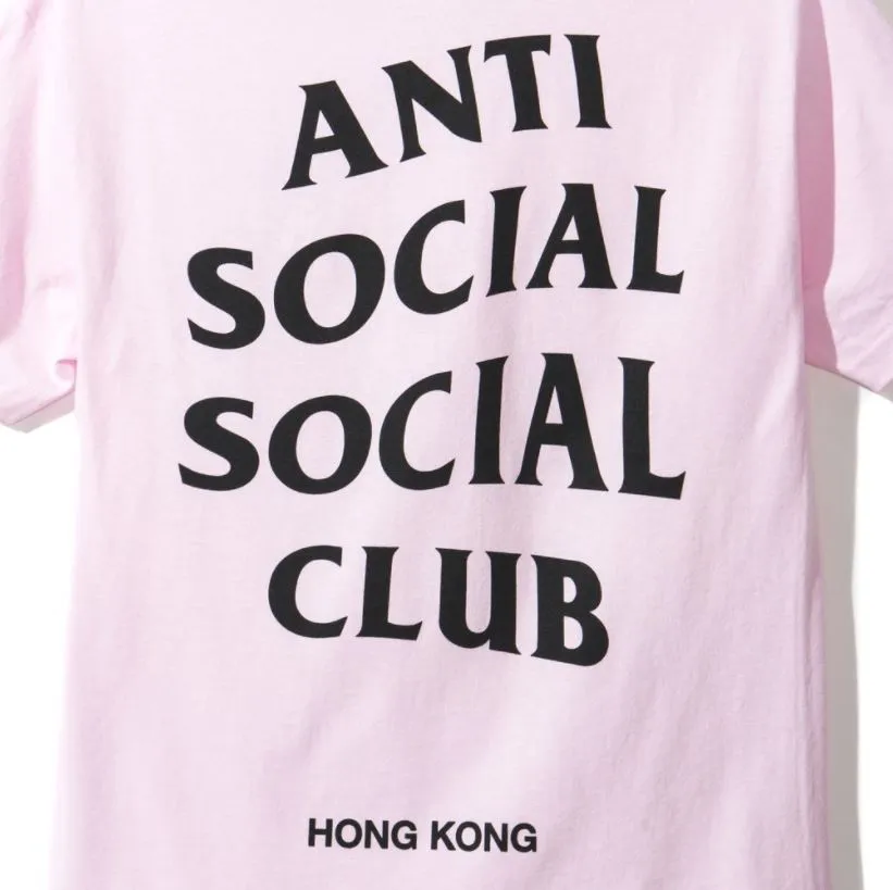 ANTI SOCIAL SOCIAL CLUB  |Crew Neck Unisex Street Style Plain Cotton Short Sleeves