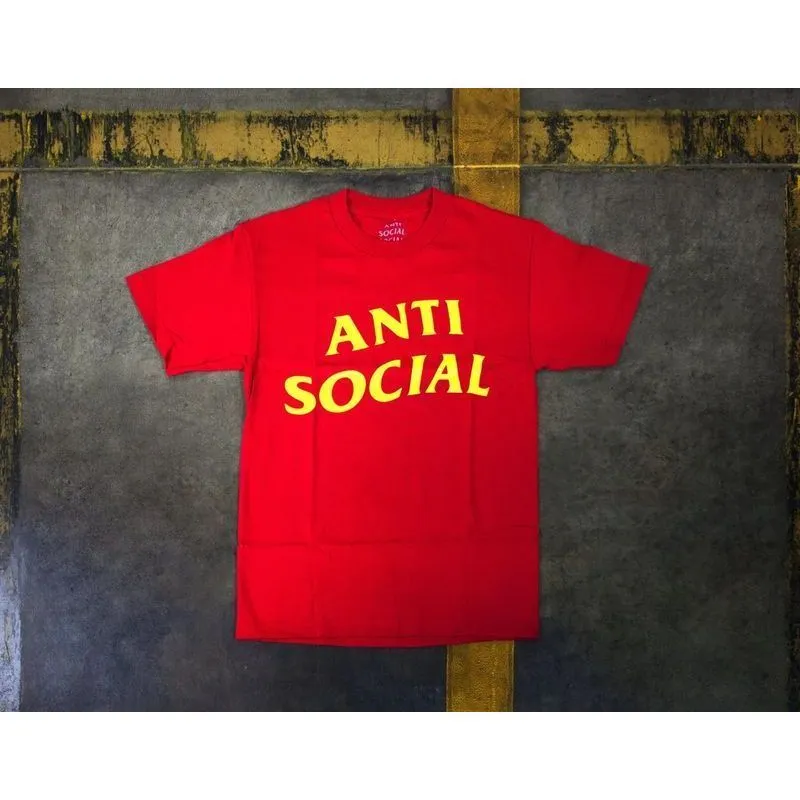 ANTI SOCIAL SOCIAL CLUB  |Crew Neck Unisex Street Style Short Sleeves