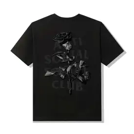 Anti Social Social Club Hell O Rose Tee Black