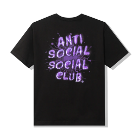 Anti Social Social Club I See Grape Black Tee