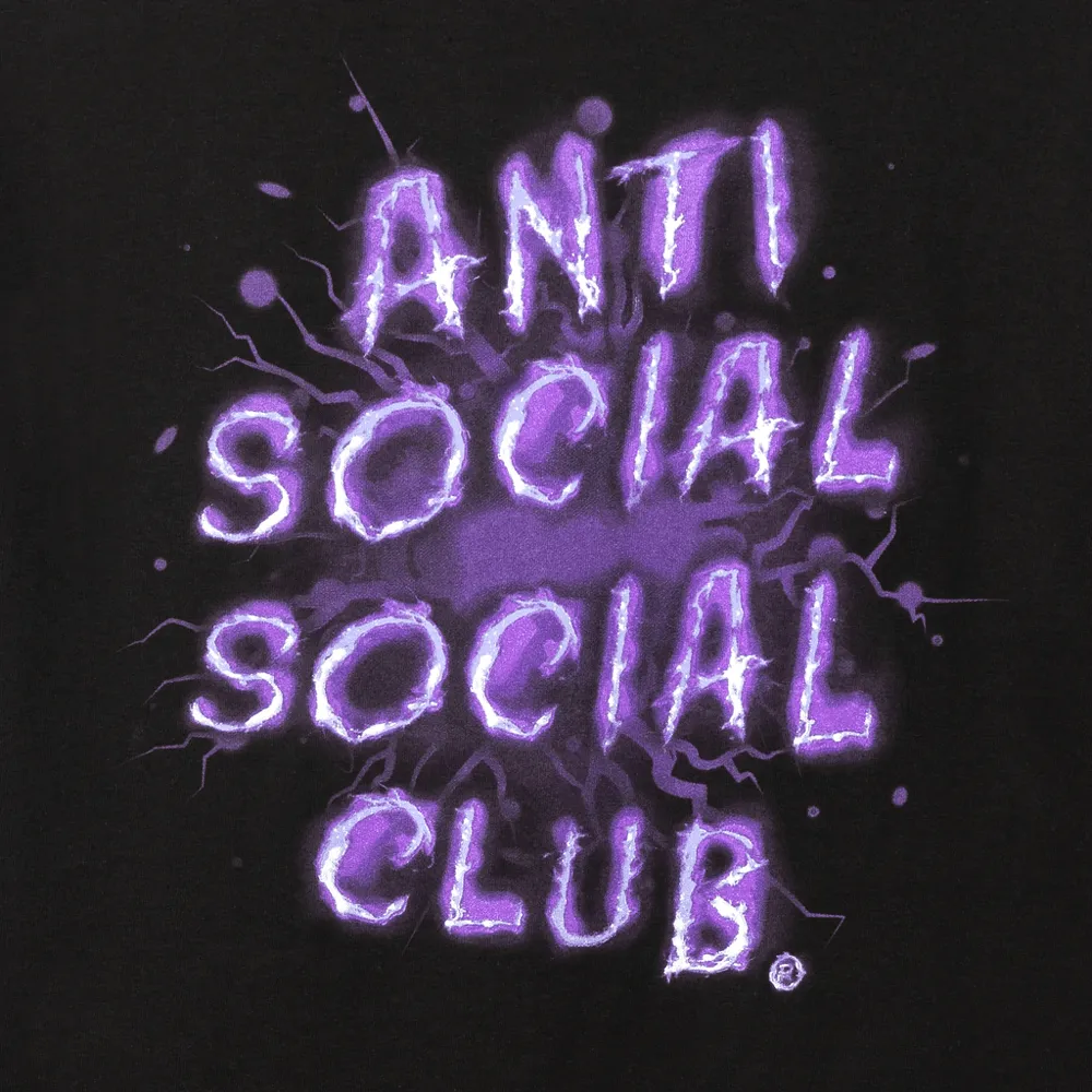 Anti Social Social Club I See Grape Black Tee