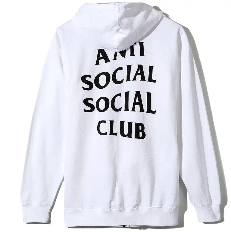 ANTI SOCIAL SOCIAL CLUB MASOCHISM HOODIE WHITE