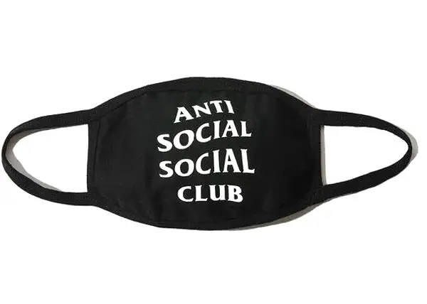 Anti Social Social Club Medical Mask Black