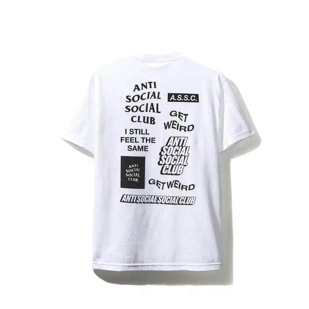 ANTI SOCIAL SOCIAL CLUB MULTI PRINT TEE WHITE