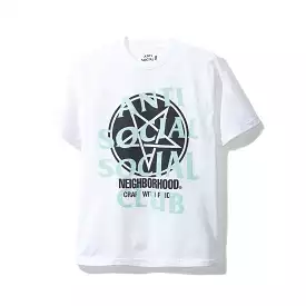 ANTI SOCIAL SOCIAL CLUB NEIGHBORHOOD FILTH AND FURY TEE WHITE