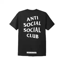 ANTI SOCIAL SOCIAL CLUB NEIGHBOURHOOD 911 TEE BLACK