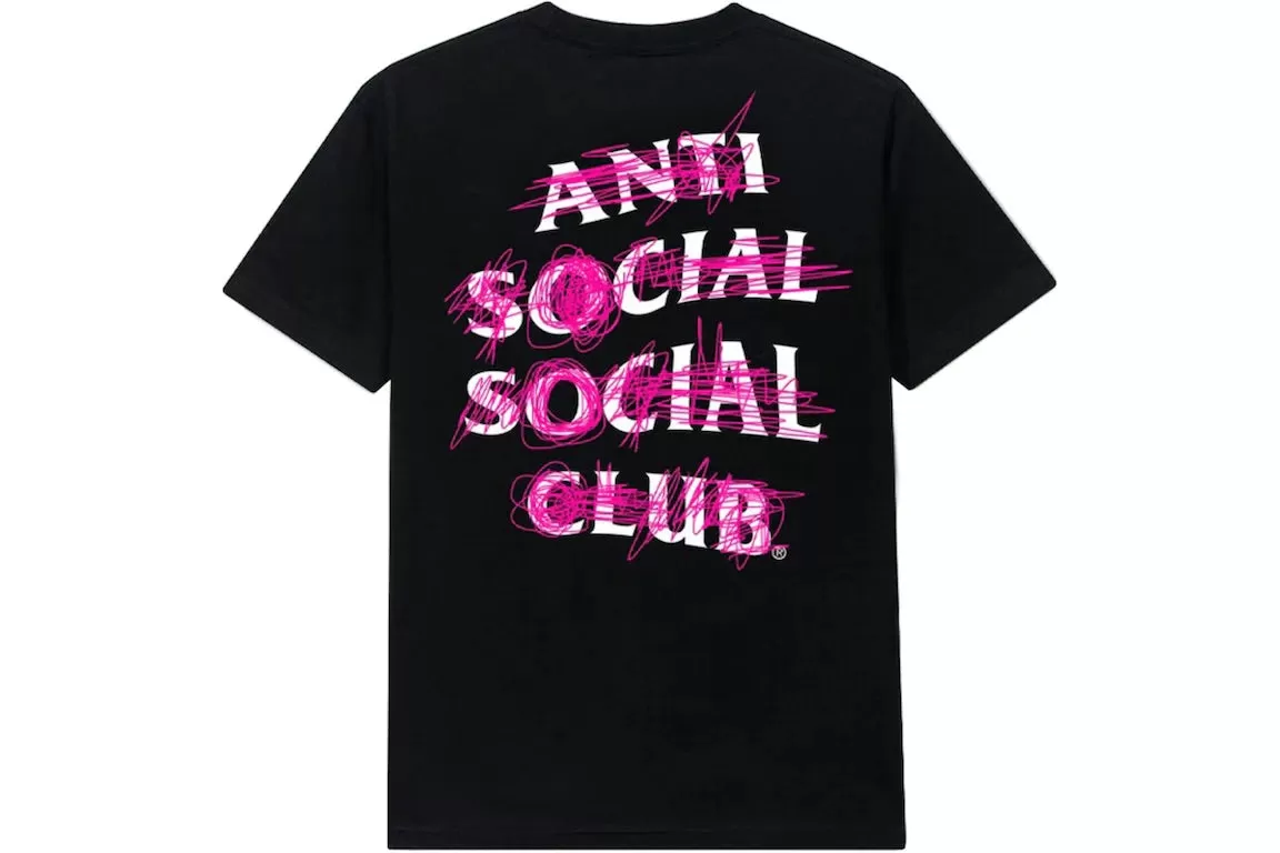 ANTI SOCIAL SOCIAL CLUB NEVERMIND TEE BLACK