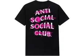 ANTI SOCIAL SOCIAL CLUB NEVERMIND TEE BLACK