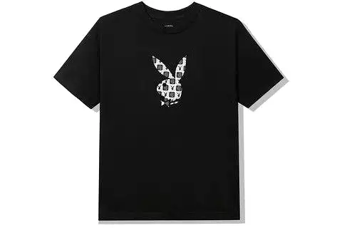 Anti Social Social Club Playboy Checkered Tee Black