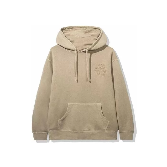 ANTI SOCIAL SOCIAL CLUB TONE DEAF HOODIE SAND