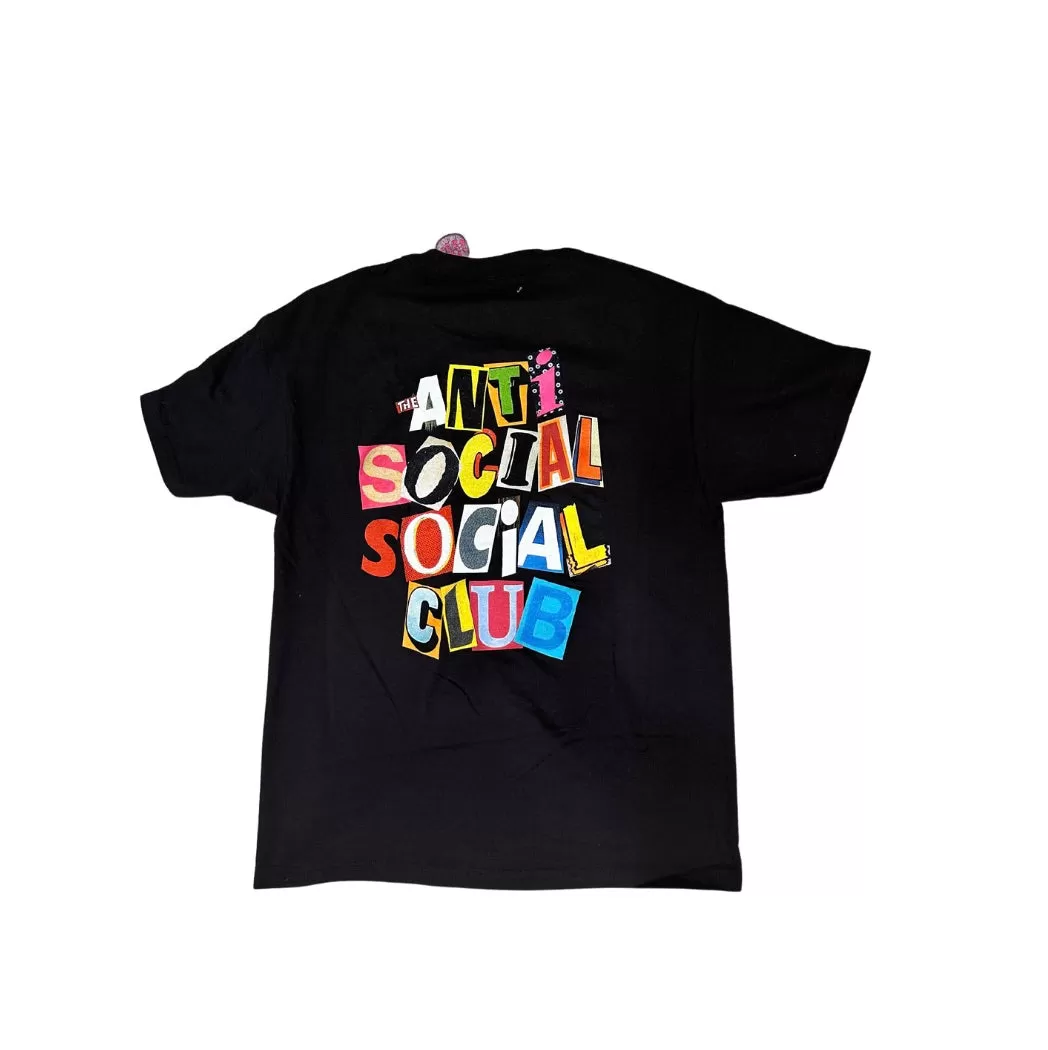 ANTI SOCIAL SOCIAL CLUB TORN PAGES OF OUR STORY TEE BLACK