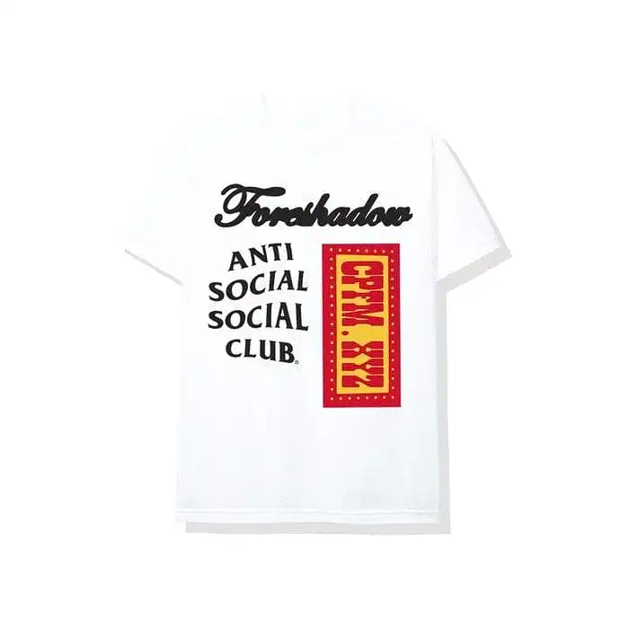 ANTI SOCIAL SOCIAL CLUB X CPFM TEE WHITE