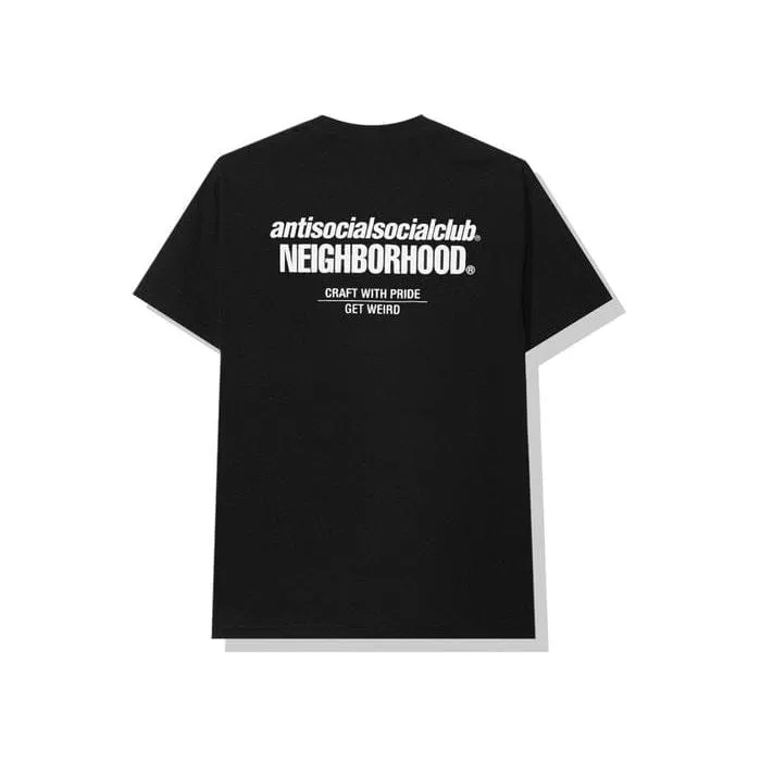 ANTI SOCIAL SOCIAL CLUB X NEIGHBORHOOD CAMBERED TEE BLACK