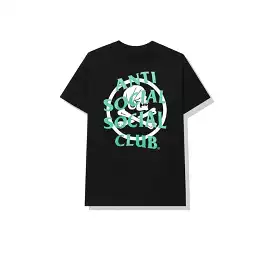 ANTI SOCIAL SOCIAL CLUB X NEIGHBORHOOD CAMBERED TEE BLACK