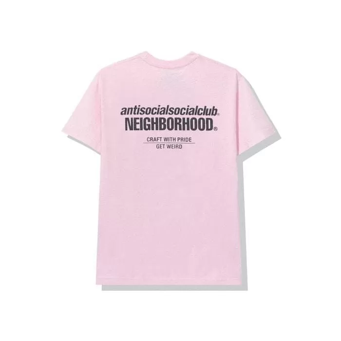 ANTI SOCIAL SOCIAL CLUB X NEIGHBORHOOD CAMBERED TEE PINK