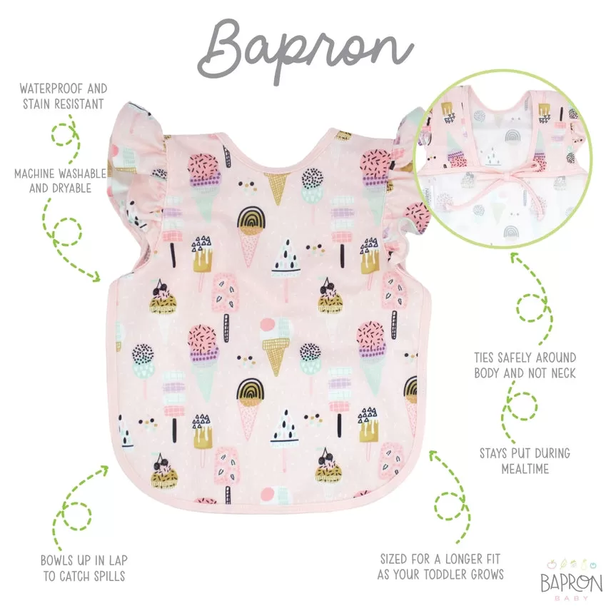 BapronBaby - Ice Cream Toddler Flutter Bapron