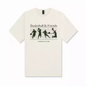 Basketball & Friends Social Tee - Off White