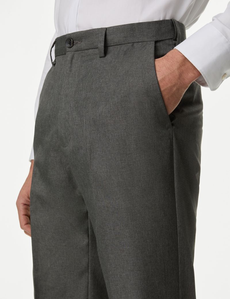 Big & Tall Regular Fit Trousers with Active Waist