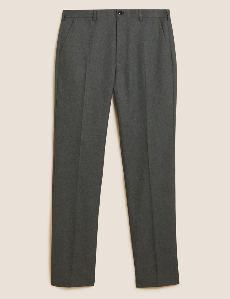 Big & Tall Regular Fit Trousers with Active Waist