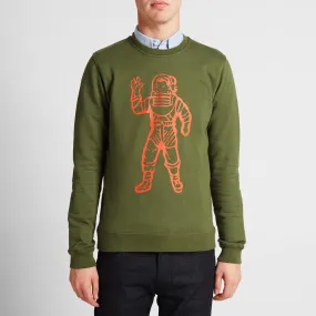 Billionaire Boys Club Astronaut Crew SweatBronze Green