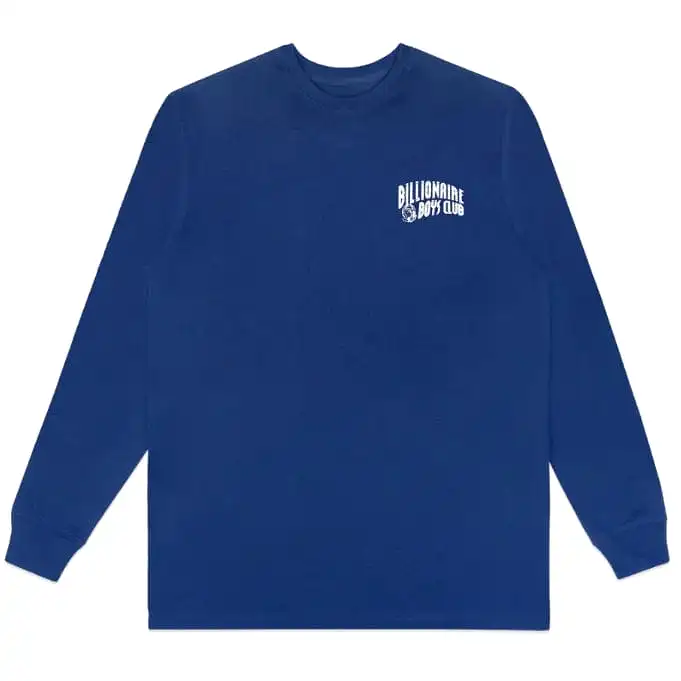 Billionaire Boys Club BB Arch Long Sleeve Tee (Blue Depths) 831-7206