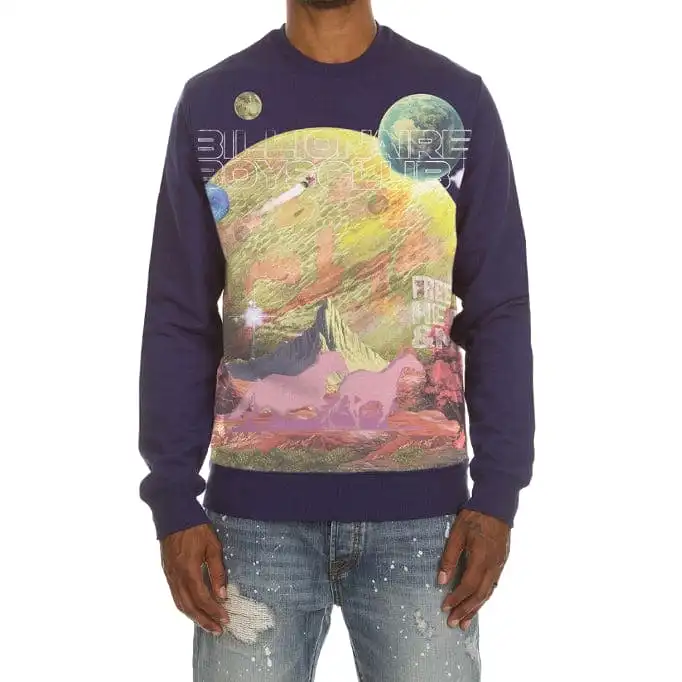 Billionaire Boys Club BB Free Crewneck (Blue Depths) 831-7304