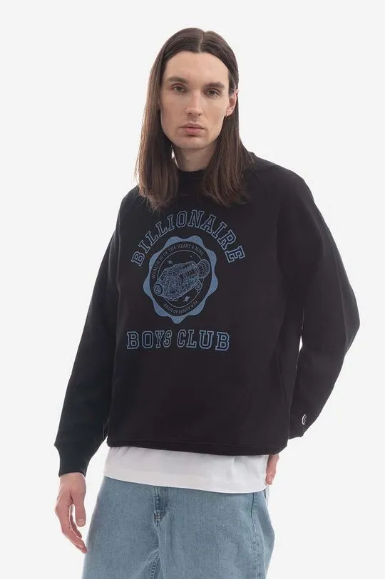 Billionaire Boys Club cotton sweatshirt men's black color