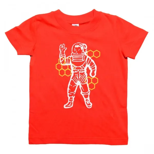 Billionaire Boys Club Little Kids Beekeeper Tee (red / flame)