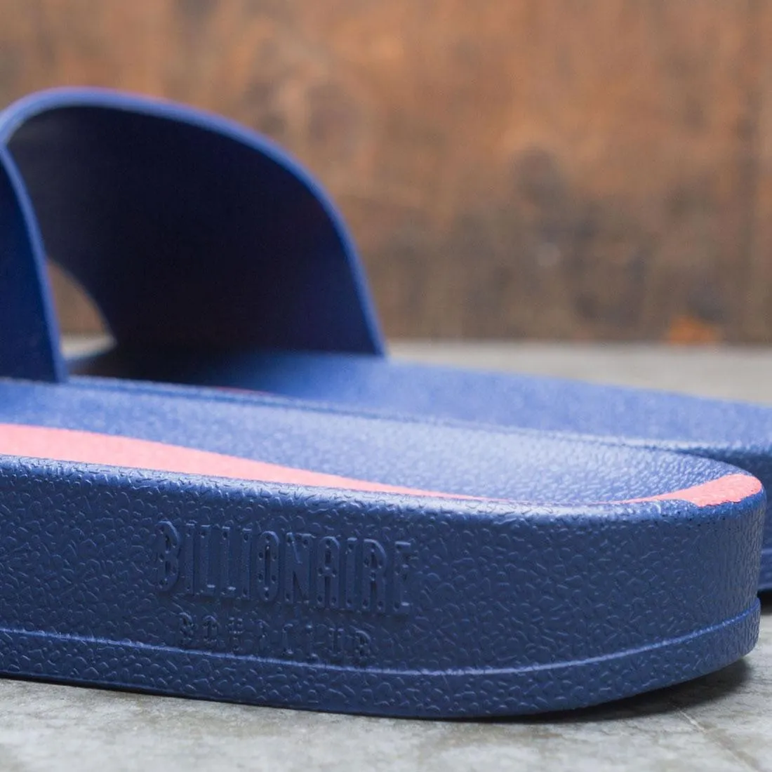 Billionaire Boys Club Men BB Slides (blue)