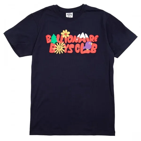 Billionaire Boys Club Men Peach Mountain Tee (navy)