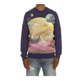 Billionaire Boys Club Mens Free Sweatshirt 7304-310 Blue Depths