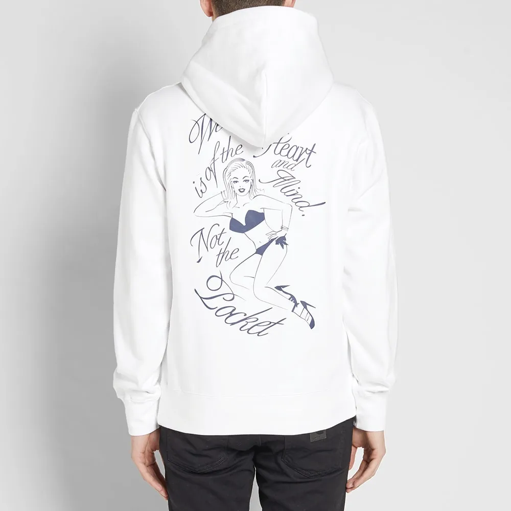 Billionaire Boys Club Nose Art HoodyWhite