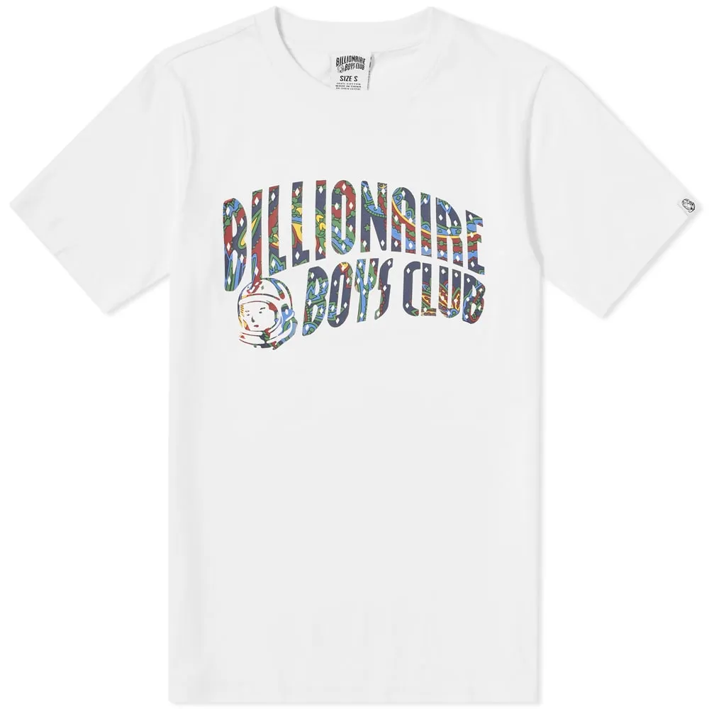 Billionaire Boys Club Paisley Arch Logo TeeWhite