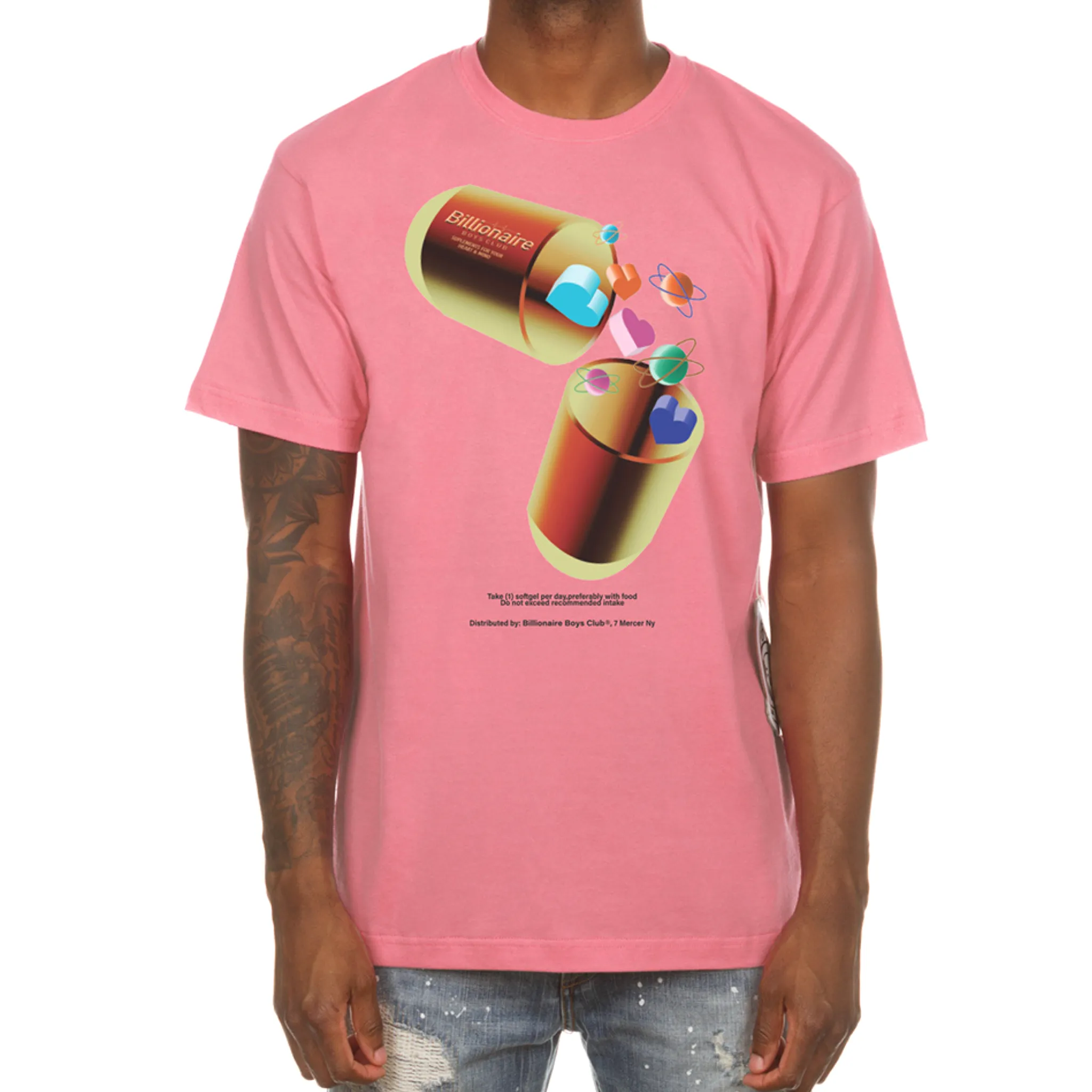 Billionaire Boys Club Take With Food SS Tee (Strawberry Ice)