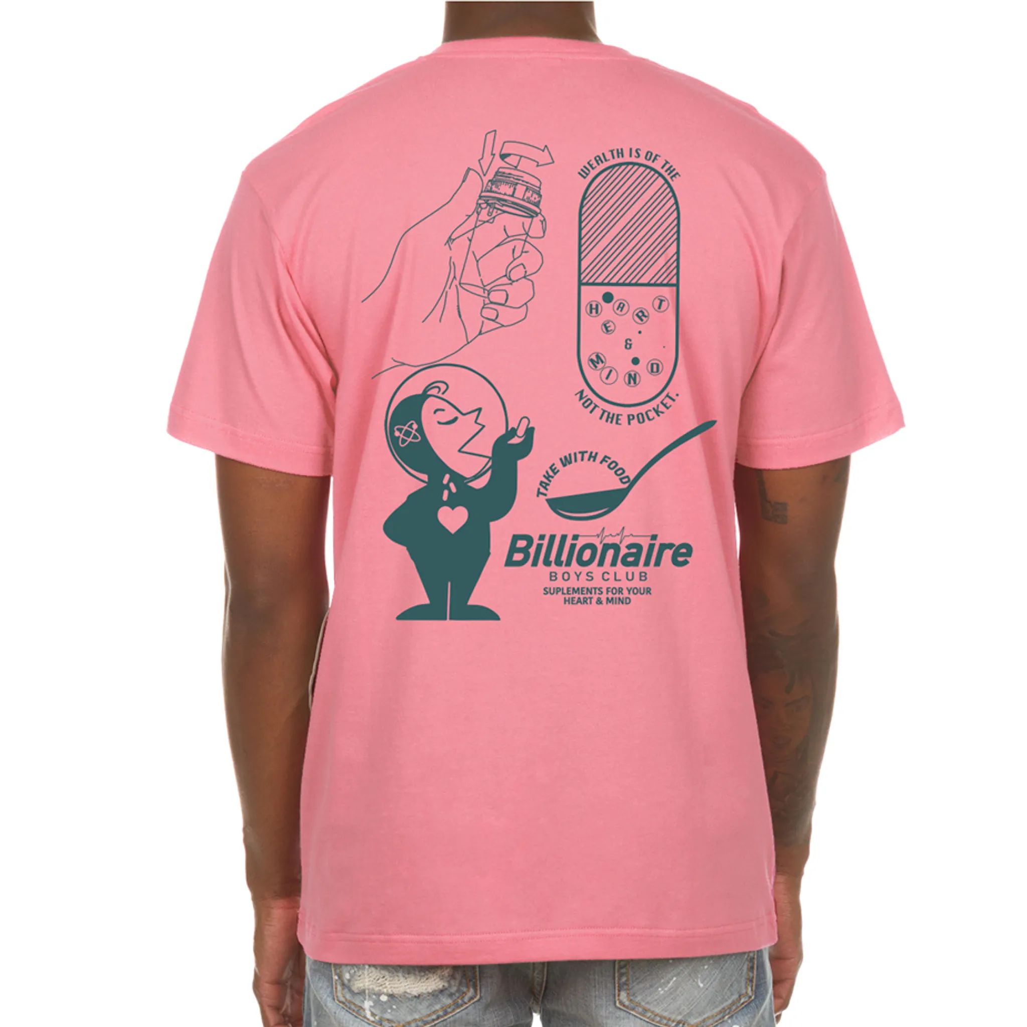 Billionaire Boys Club Take With Food SS Tee (Strawberry Ice)