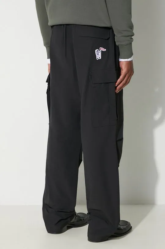 Billionaire Boys Club trousers Cargo men's black color B23411