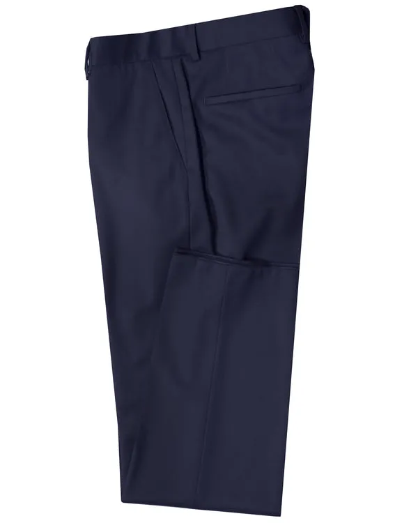 BOSS BLACK Boss Slim Fit Virgin Wool Serge Trousers - Navy (Piece 2)