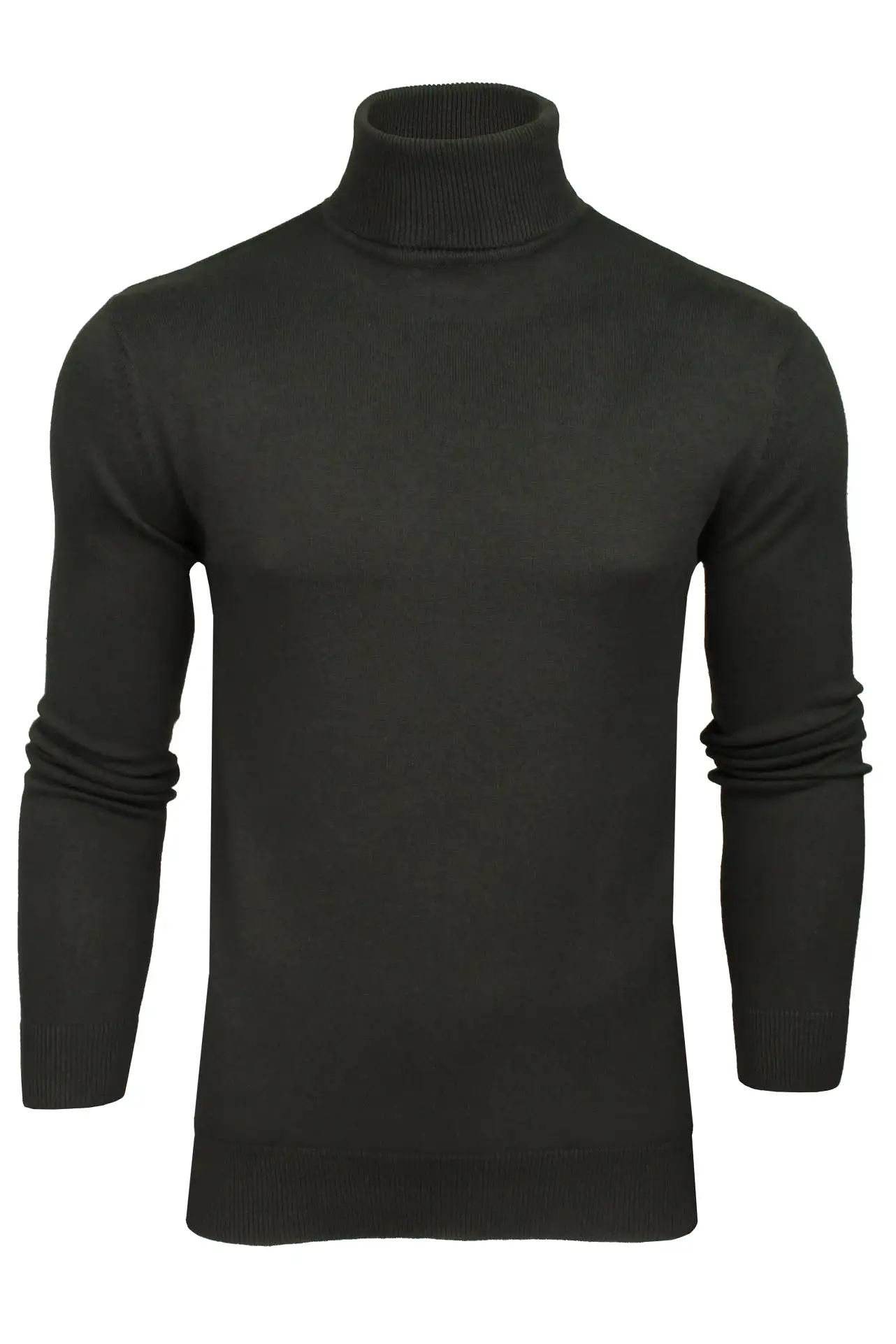 Brave Soul Mens Polo Roll Neck Jumper Hume