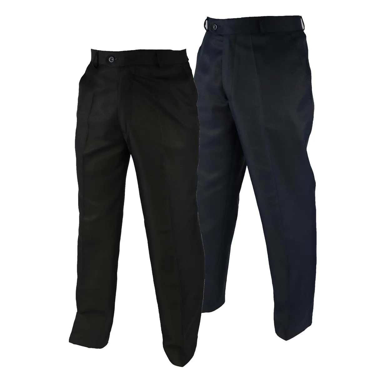 Buy Mens Classic Straight Legged Poly Trousers Size 32 - 50 leg 27, 29, 31 Great Quality Comfort Fit - Fast UK Delivery | Insigh